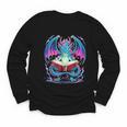 Dragon Reading Book Lover Youth Long Sleeve Tee