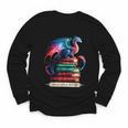 Dragons And Books Dragonworm Book Lover Reading Youth Long Sleeve Tee