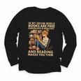 In My Dream World Books Are Free Chocolate Is Healthy Youth Long Sleeve Tee