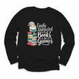 Easily Distracted By Books And Gnomes Youth Long Sleeve Tee