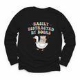 Easily Distracted By Books Silly-Goose Bookish Library Read Youth Long Sleeve Tee Easily Distracted By Books Silly-Goose Bookish Library Read Youth Long Sleeve Tee