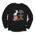 Easily Distracted By Goats And Books Goats And Book Reading Youth Long Sleeve Tee