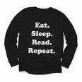 Eat Sleep Read Repeat Book Enthusiast Youth Long Sleeve Tee Eat Sleep Read Repeat Book Enthusiast Youth Long Sleeve Tee