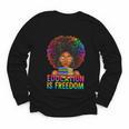 Education Is Freedom Teacher Books History Month Youth Long Sleeve Tee Education Is Freedom Teacher Books History Month Youth Long Sleeve Tee