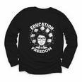 Education Is Freedom History Books African Pride Women Youth Long Sleeve Tee Education Is Freedom History Books African Pride Women Youth Long Sleeve Tee