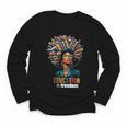 Education Is Freedom History Month Teacher Books Afro For Men Women Youth Long Sleeve Tee