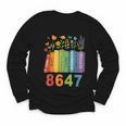 Equal Rights Book Flower Resist 86 47 Feminist Women Rights Youth Long Sleeve Tee
