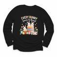 Every Bunny Loves To Read Book Lover Easter Day Apparel Youth Long Sleeve Tee