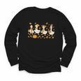 Fall Goose Reading Book Teacher Autumn Pumpkin Cozy Season Youth Long Sleeve Tee Fall Goose Reading Book Teacher Autumn Pumpkin Cozy Season Youth Long Sleeve Tee