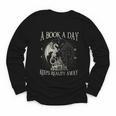 Fantasy Book Club Dragon Reader Book A Day Keep Reality Away Youth Long Sleeve Tee
