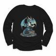 Fantasy Dragon Reading Magical Book Lover Halloween Vibes Youth Long Sleeve Tee Fantasy Dragon Reading Magical Book Lover Halloween Vibes Youth Long Sleeve Tee