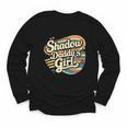Fantasy Romantasy Book Retro Vintage Shadow Daddy Girl Youth Long Sleeve Tee
