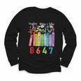 Floral Foxglove Daisy Tulip 8647 Books Lover Blooming Flower Youth Long Sleeve Tee