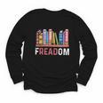 Freadom Anti Ban Books Freedom To Read Book Lover Reading Youth Long Sleeve Tee