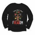 Freadom Tree Read Reading Librarian Book Across America Youth Long Sleeve Tee