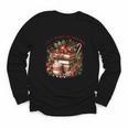Fully Booked For Christmas Cozy Holiday Books Winter Reading Youth Long Sleeve Tee