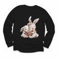 Funny Book Reading Quote For Women And Girls Rabbits Youth Long Sleeve Tee