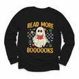 Ghost Reading Books Teacher Student Halloween Read More Book Youth Long Sleeve Tee Ghost Reading Books Teacher Student Halloween Read More Book Youth Long Sleeve Tee