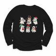 Ghost Santa Elf Squad Read Books Bookish Librarian Christmas Youth Long Sleeve Tee Ghost Santa Elf Squad Read Books Bookish Librarian Christmas Youth Long Sleeve Tee