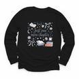 Girl Coquette Bow Just One More Chapter Book Bookish Reading Youth Long Sleeve Tee