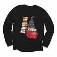 Gnome Read Reading Book Librarian Across America Women Kids Youth Long Sleeve Tee