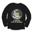 Good Book Is Out Of This World Space Reading Lover Youth Long Sleeve Tee Good Book Is Out Of This World Space Reading Lover Youth Long Sleeve Tee