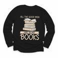 All The Good Men Are In My Books Romance Novel Youth Long Sleeve Tee All The Good Men Are In My Books Romance Novel Youth Long Sleeve Tee