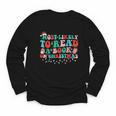Groovy Christmas Most Likely To Read A Book On Christmas Youth Long Sleeve Tee