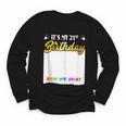 Guestbook My 21st Birthday Sign My Shirt Birthday Party Youth Long Sleeve Tee