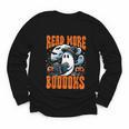 Halloween Book Lover Ghost Boo Pun Read More Boooks Youth Long Sleeve Tee Halloween Book Lover Ghost Boo Pun Read More Boooks Youth Long Sleeve Tee