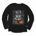 Halloween Girls Boys Cute Wolf Book Pumpkin Kids Halloween Youth Long Sleeve Tee Halloween Girls Boys Cute Wolf Book Pumpkin Kids Halloween Youth Long Sleeve Tee