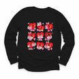 Heart Reading Books Valentine Teacher Boys Girls Book Lover Youth Long Sleeve Tee Heart Reading Books Valentine Teacher Boys Girls Book Lover Youth Long Sleeve Tee