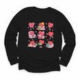Hearts Reading Book Lovers All Booked For Valentine Youth Long Sleeve Tee Hearts Reading Book Lovers All Booked For Valentine Youth Long Sleeve Tee