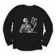 Hilarious Skeleton Holding a Book And Laughing Gothic Youth Long Sleeve Tee Hilarious Skeleton Holding a Book And Laughing Gothic Youth Long Sleeve Tee