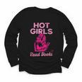 Hot Girls Read Books Cute Book Reader Women Youth Long Sleeve Tee Hot Girls Read Books Cute Book Reader Women Youth Long Sleeve Tee