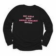 Hot Girls Read Hockey Romance Novels Book Lovers Youth Long Sleeve Tee Hot Girls Read Hockey Romance Novels Book Lovers Youth Long Sleeve Tee