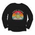 Howdy Reader Frog Reading Book Vintage Youth Long Sleeve Tee