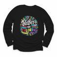I'd Rather Be Coloring Books Color Drawing Book Youth Long Sleeve Tee I'd Rather Be Coloring Books Color Drawing Book Youth Long Sleeve Tee