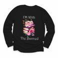 I'm With The Banned Books Bold Statement Against Censorshi Youth Long Sleeve Tee I'm With The Banned Books Bold Statement Against Censorshi Youth Long Sleeve Tee