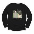 I'm Booked Tonight Cozy Floral Book Lover Graphic Youth Long Sleeve Tee