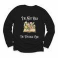 I'm Not Old Women Shirt Vintage Chic Floral Book Youth Long Sleeve Tee