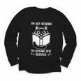 I’m Not Reading I’m Judging You Silently Fun Cat Book Lover Youth Long Sleeve Tee