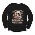 Introverted But Willing To Discuss Books Cozy Aesthetic Youth Long Sleeve Tee Introverted But Willing To Discuss Books Cozy Aesthetic Youth Long Sleeve Tee