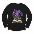 Irises Flowers Book Iris Floral Youth Long Sleeve Tee
