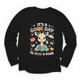 It's a Good Day To Read a Book Cute Giraffe Youth Long Sleeve Tee It's a Good Day To Read a Book Cute Giraffe Youth Long Sleeve Tee