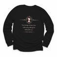 Jane Austen My Courage Always Rises Literary Book Club Youth Long Sleeve Tee