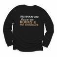 Jolabokaflod Because Books And Hot Chocolate Youth Long Sleeve Tee Jolabokaflod Because Books And Hot Chocolate Youth Long Sleeve Tee