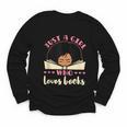 Just a Girl Who Loves Books African American Book Nerd Lover Youth Long Sleeve Tee Just a Girl Who Loves Books African American Book Nerd Lover Youth Long Sleeve Tee