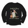 Just a Girl Who Loves Books And Birds Book Reading Bird Love Youth Long Sleeve Tee