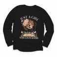 Just A Girl Who Loves Books Book Lover Reading For Women Youth Long Sleeve Tee